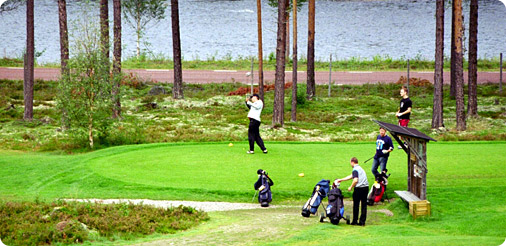 Idre golfbana. Tee 7