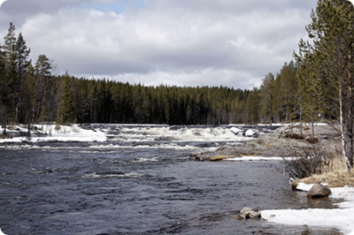 Klingforsen, Storån, Idre. Klingforsen, Storån, Idre